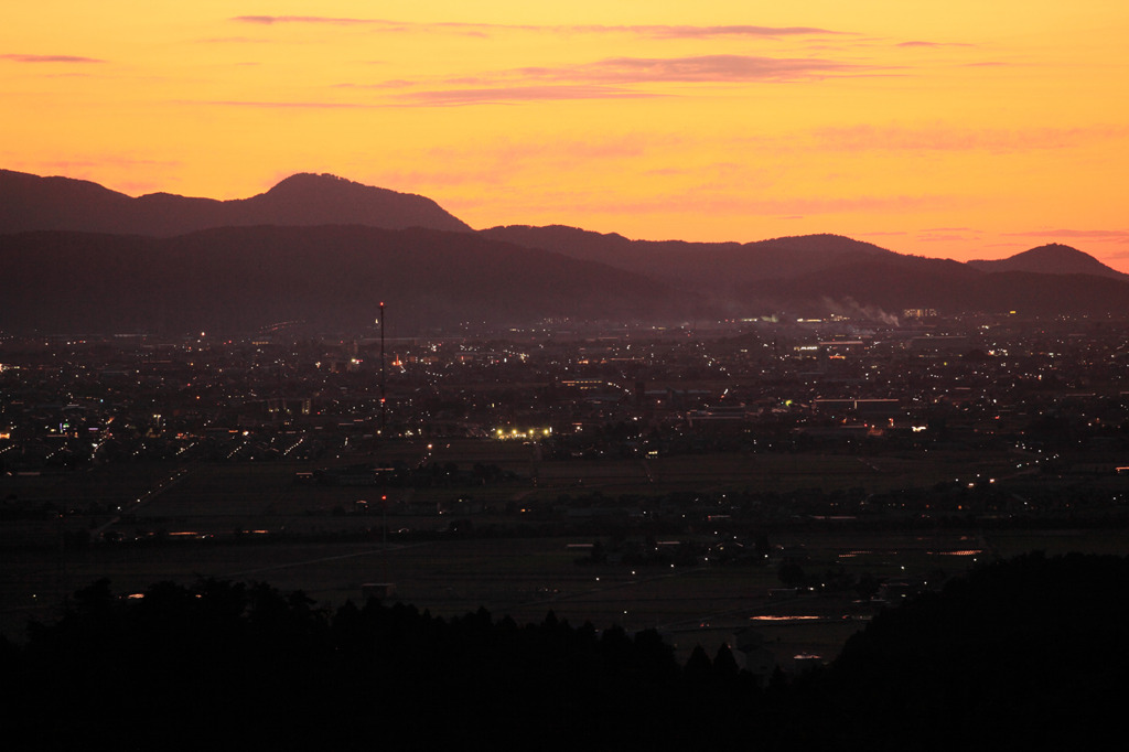 丸岡の夕景２