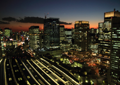 東京駅夕景２