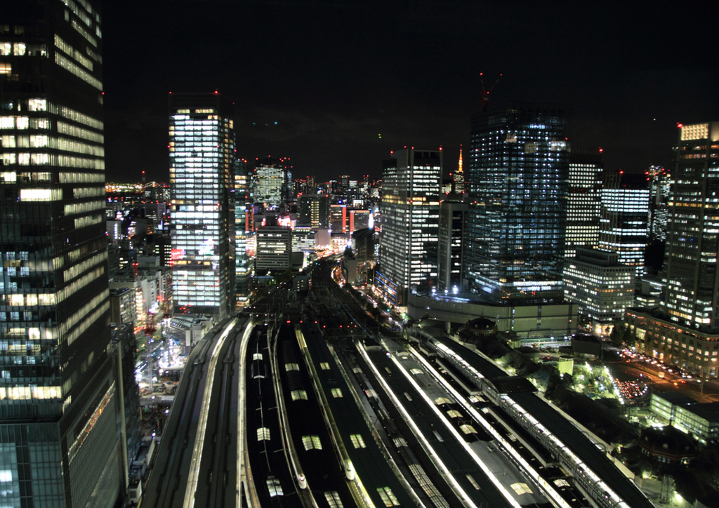 東京駅夜景
