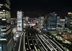 東京駅夜景