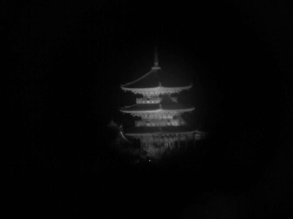 夜の望遠鏡