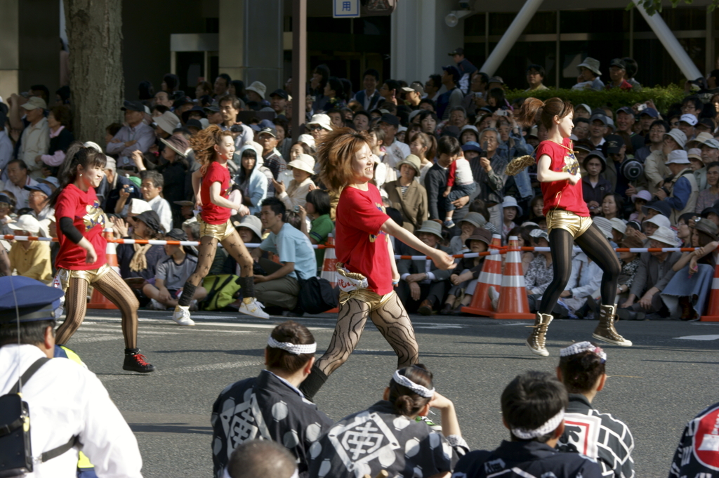 六魂祭パレード　福島わらじまつり4