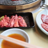 中落ちカルビと牛たん（先）