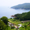 海岸線を走る鉄道ジオラマ