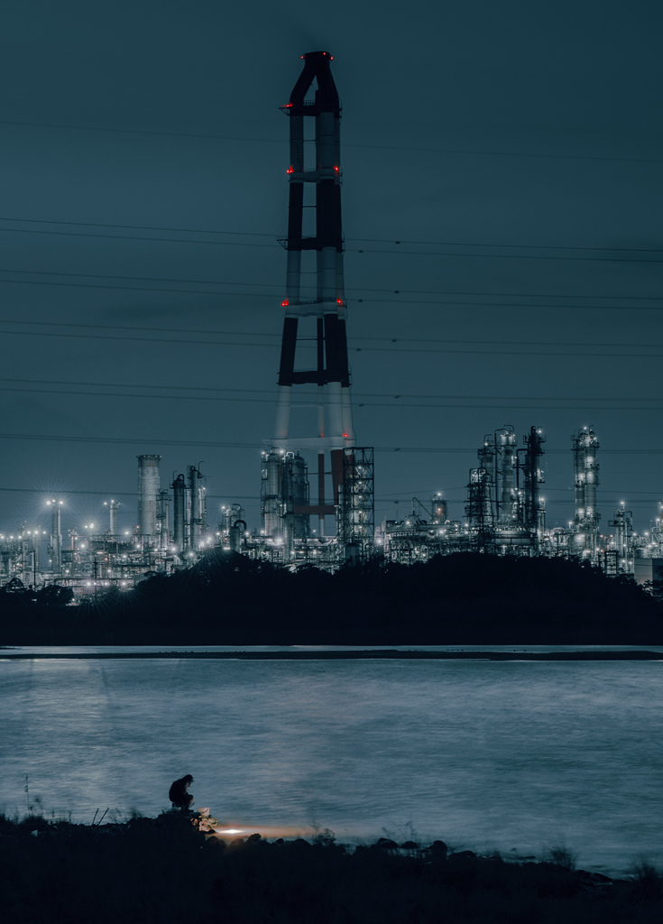 夜釣り