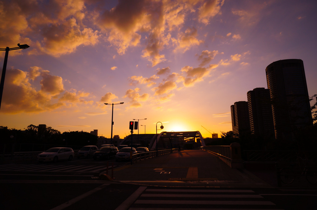 夕方の銀橋