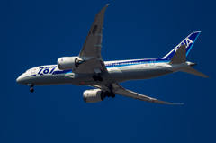 ベランダ撮影　B787(ANA)