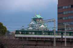 大阪城と京阪