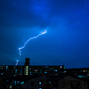 ベランダから雷