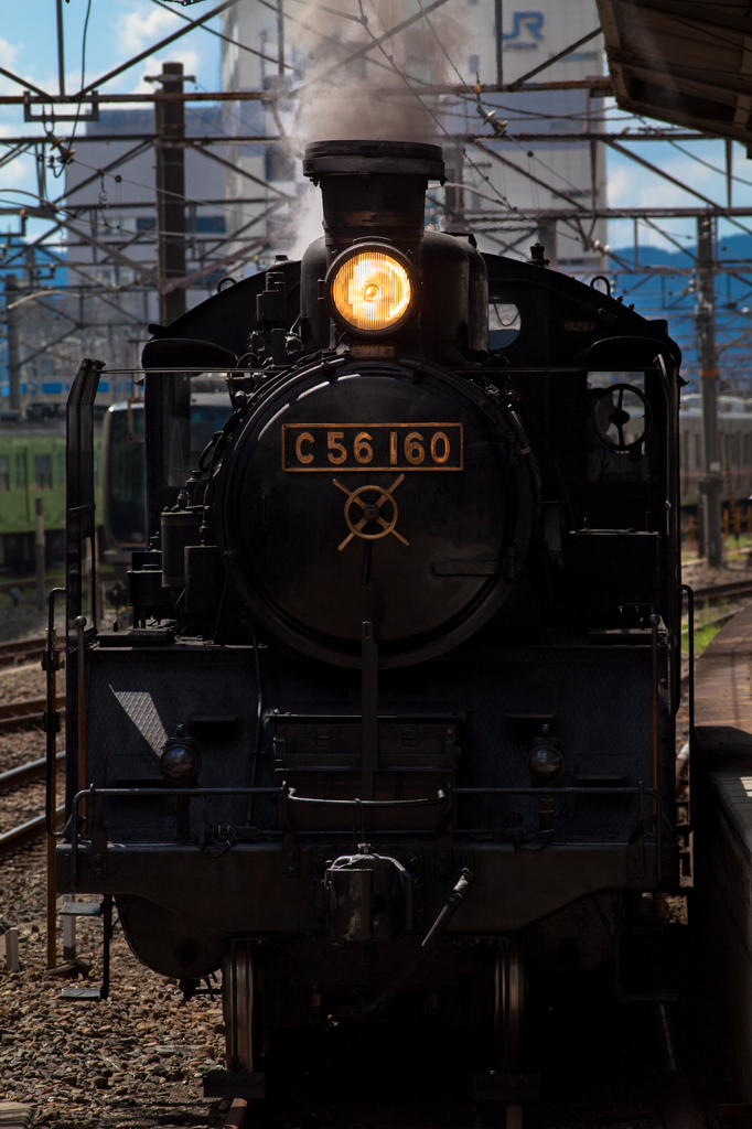 JR京都駅でSL