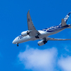 ベランダから飛行機撮影