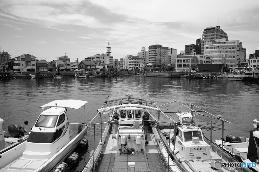 明石の漁港