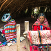 Cusco(Peru)　アルパカの生地を織る