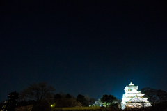 大晦日　星空の大阪城