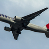 ベランダから飛行機