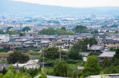 山辺の道から望む