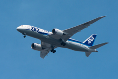 ひさびさの787（ベランダから撮影）