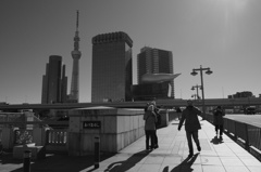 東京スカイツリーのある風景（吾妻橋から）