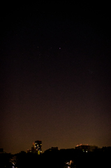 元旦　星空の京橋