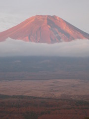 ちょっと紅富士？