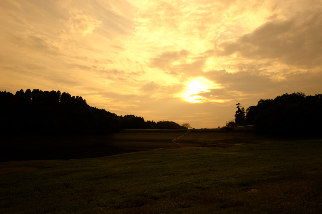 秋の夕暮れ