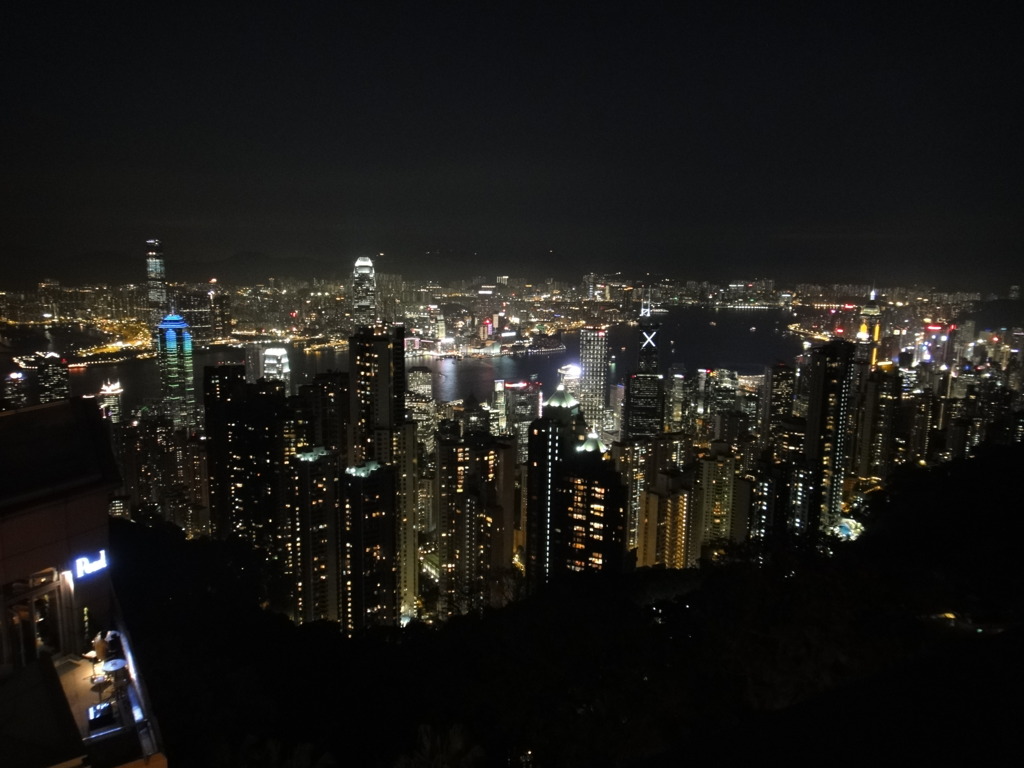 ビクトリア・ピークからの夜景