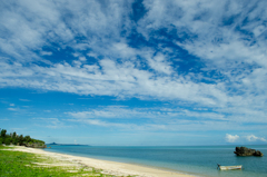 白い浜