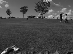 公園にて