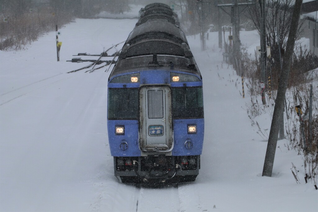 特急 大雪