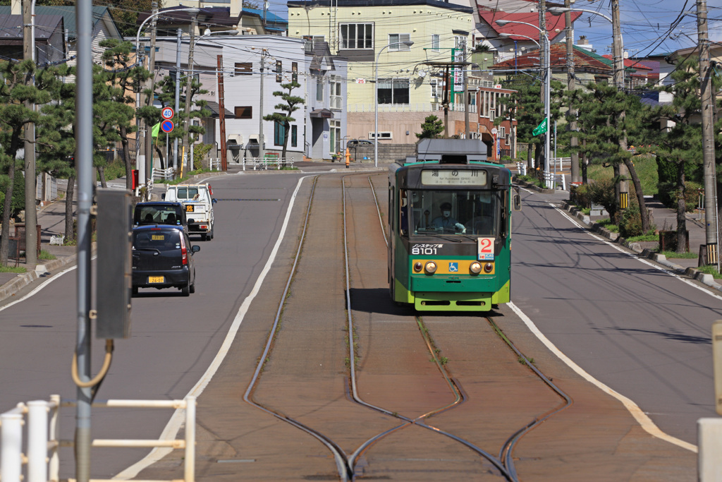 市電の走る街