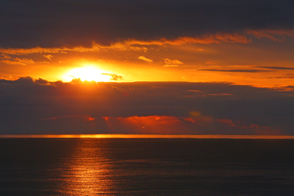 the rising sun