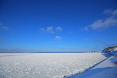 流氷　真冬の北海道