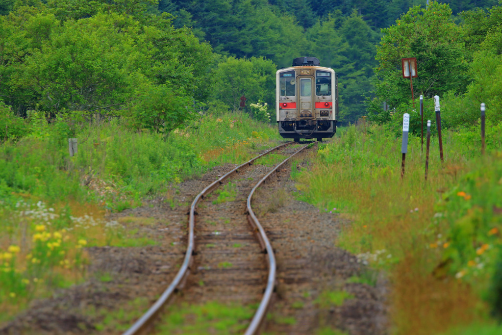 釧路行き始発列車