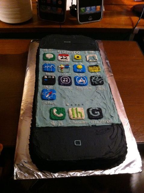 iPhoneケーキ