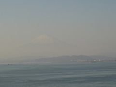 烏帽子岩と富士山