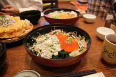 シラス・イクラ丼