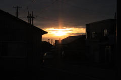 夕日