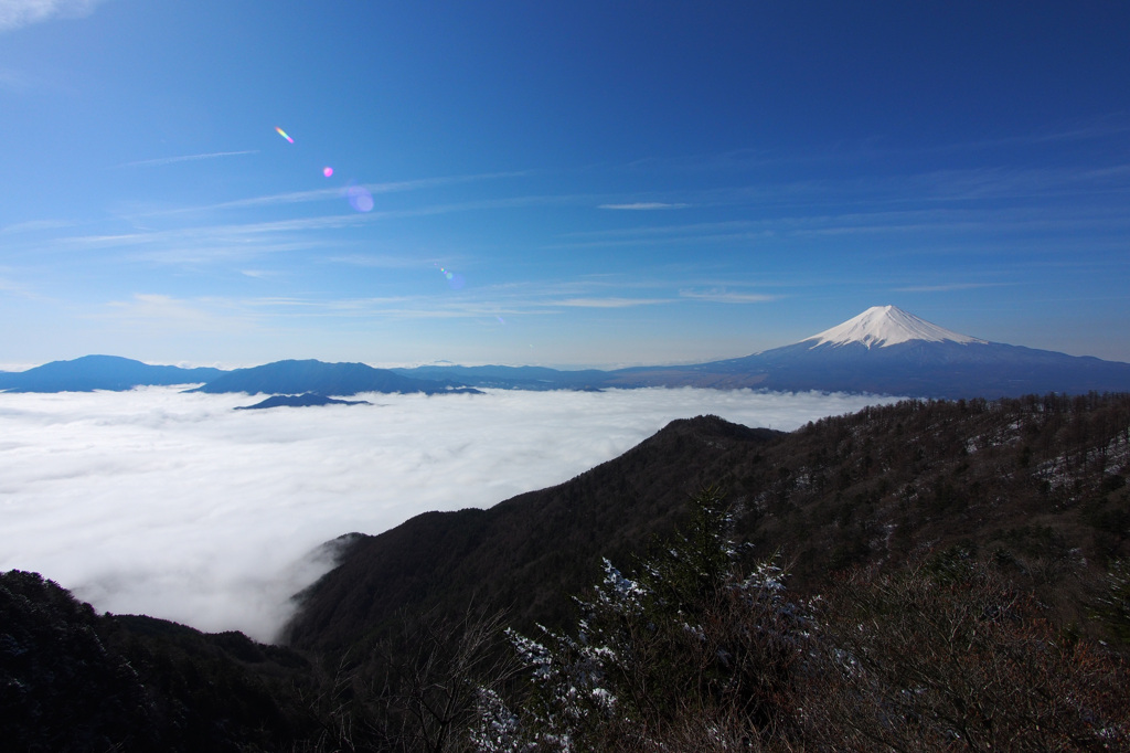 富士と雲海