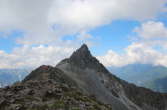 大喰岳から 僕もあんな風に尖っていればなあ