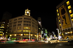 銀座の夜、2011年 秋。