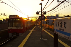 黄金、町。