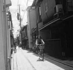 京都祇園の裏通り