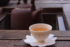 九份にて、ウーロン茶一杯