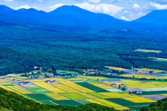 パッチワークの平野