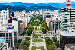 札幌大通り公園と大倉山シャンツェ
