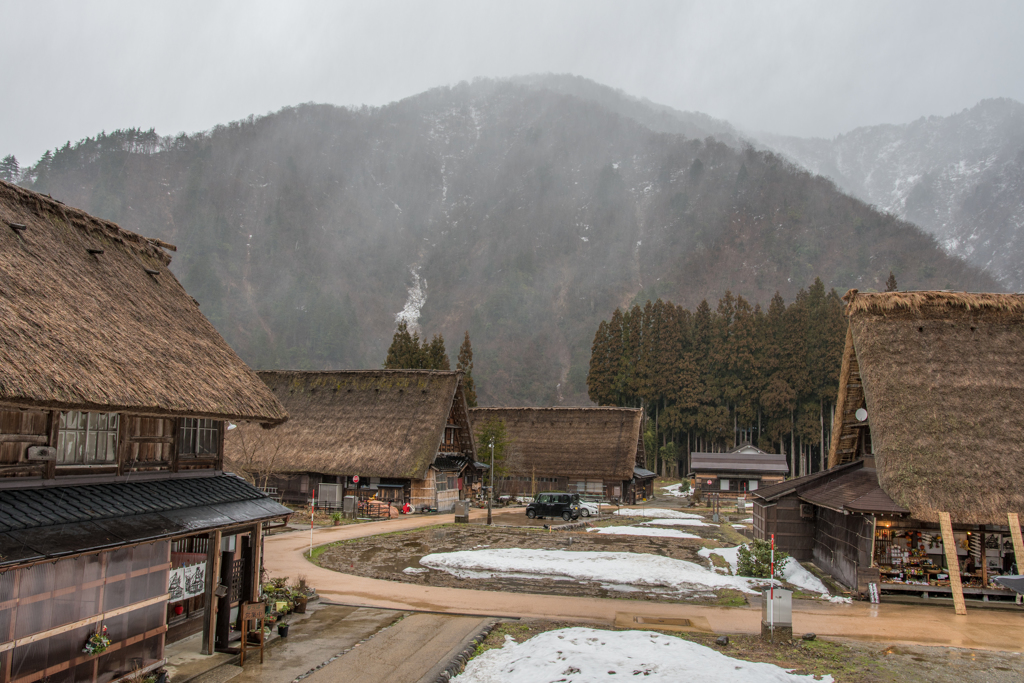 世界遺産へ向かう途中