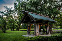 護国神社前お清め