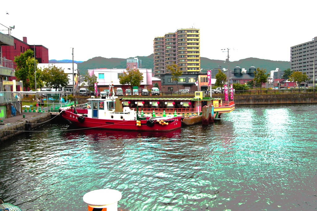 小樽港　遊覧船