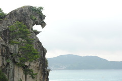 三重県熊野市　獅子岩