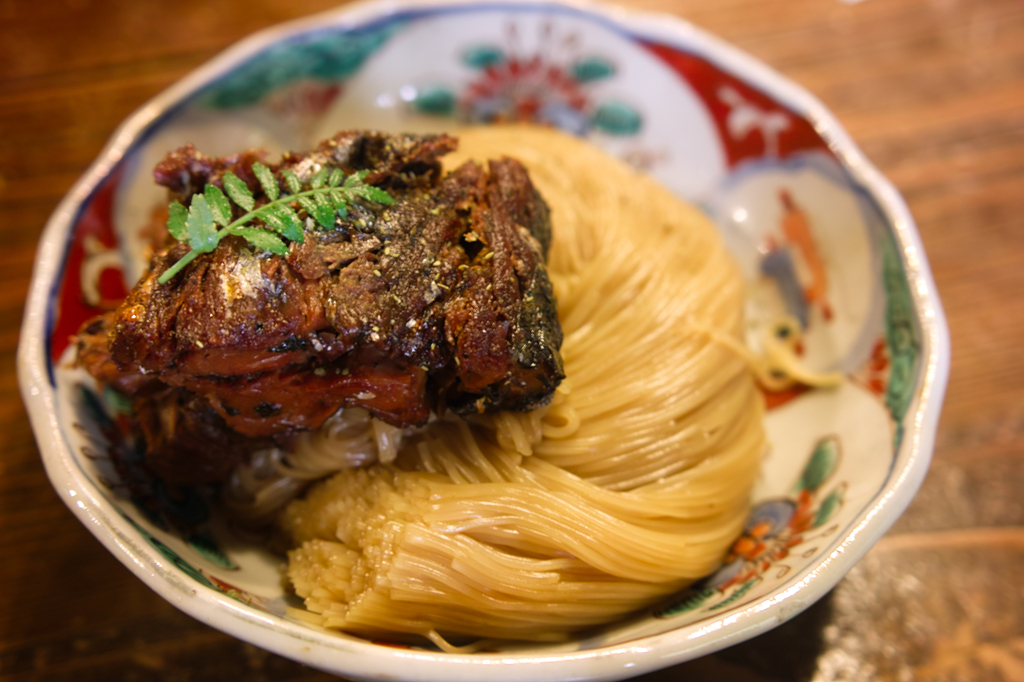 焼き鯖そうめん